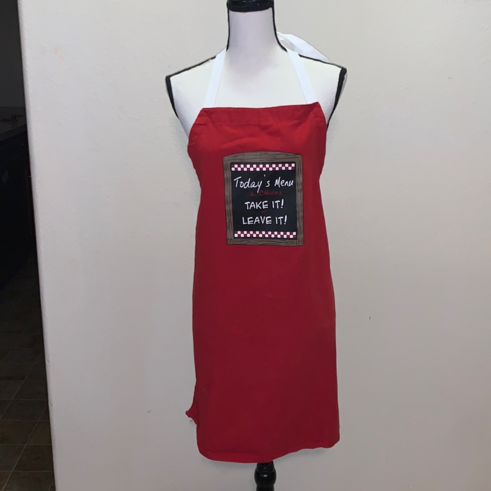Ritz todays menu take it or leave it red apron